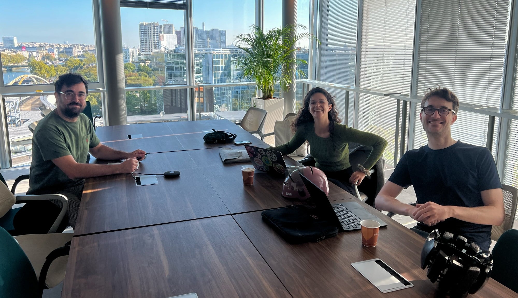 Photo dans les bureaux de France TV